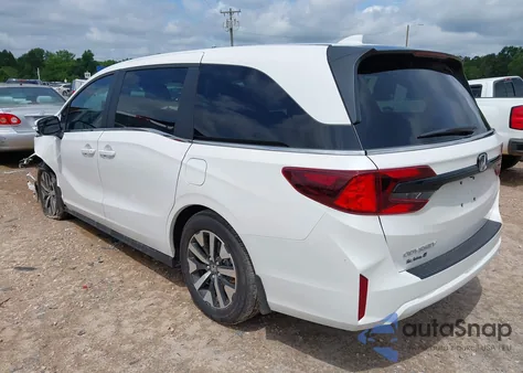 2025 Honda Odyssey Ex-L from USA, damaged, VIN 5FNRL6H66SB008666